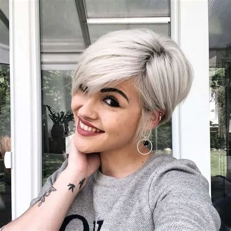 short white hair|20 Short White Hair Color Ideas & Styles for 2024.